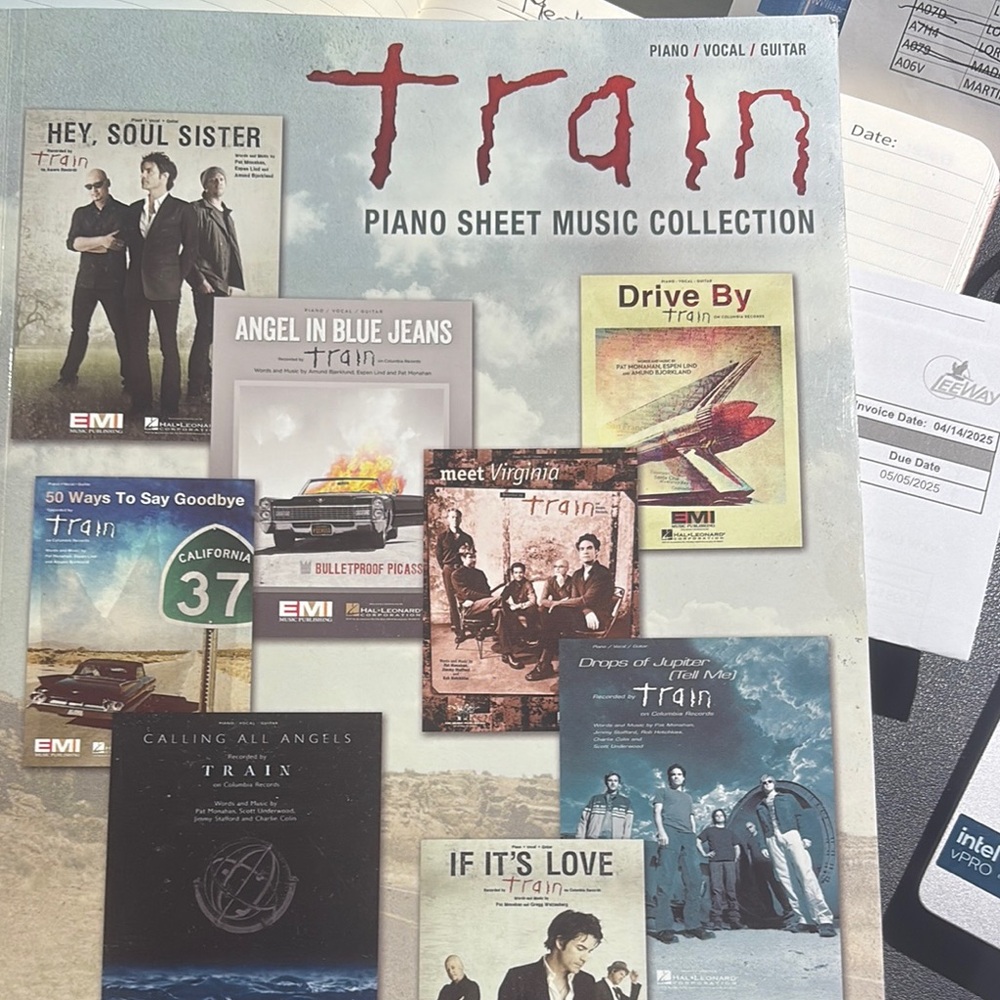 Train Piano Sheet Music Collection